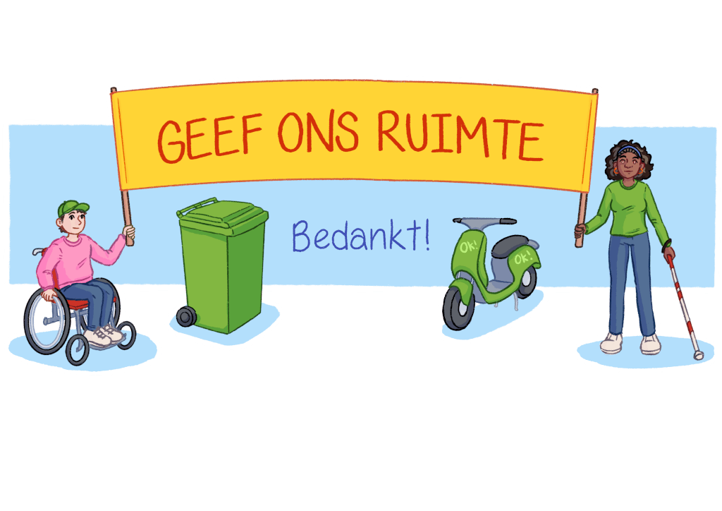 Banner Geef ons ruimte campagne